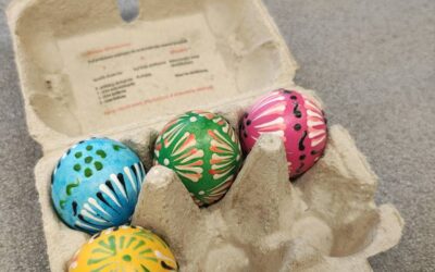 Kolorowe pisanki🥚🧺🐇